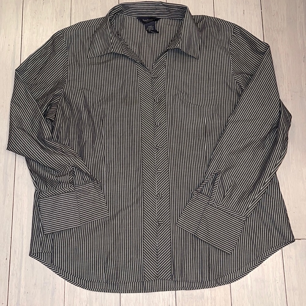 Van Heusen Beautifully Tailored Striped Shirt XL